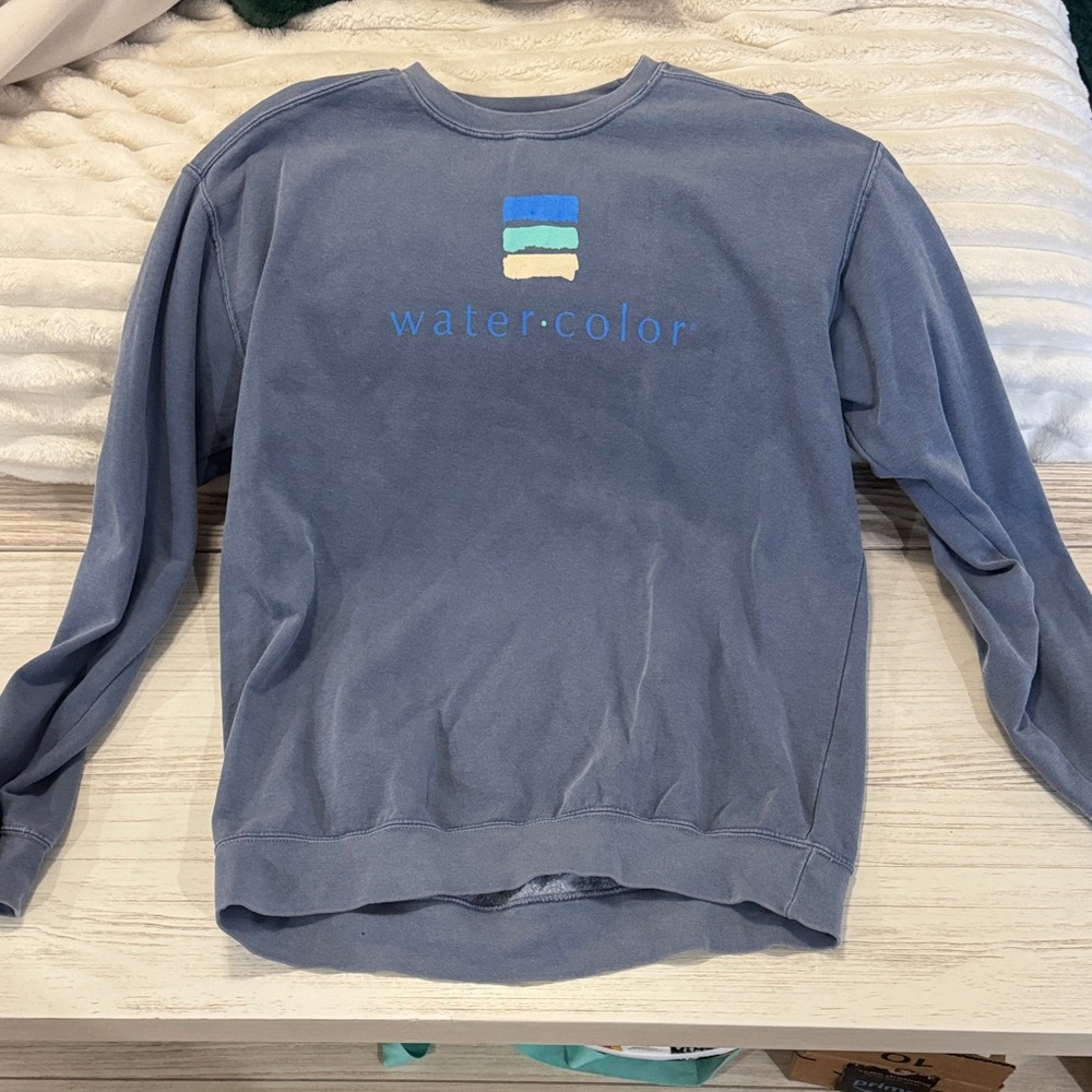 Comfort Colors womens Slate Blue Crewneck